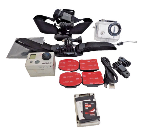 Action camera gopro hero - action,